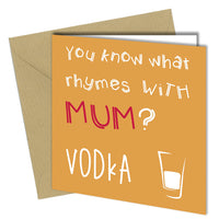 #505 Vodka - Close to the Bone Greeting Cards