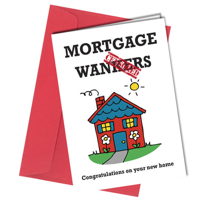#15 Mortgage Wankers - Close to the Bone Greeting Cards