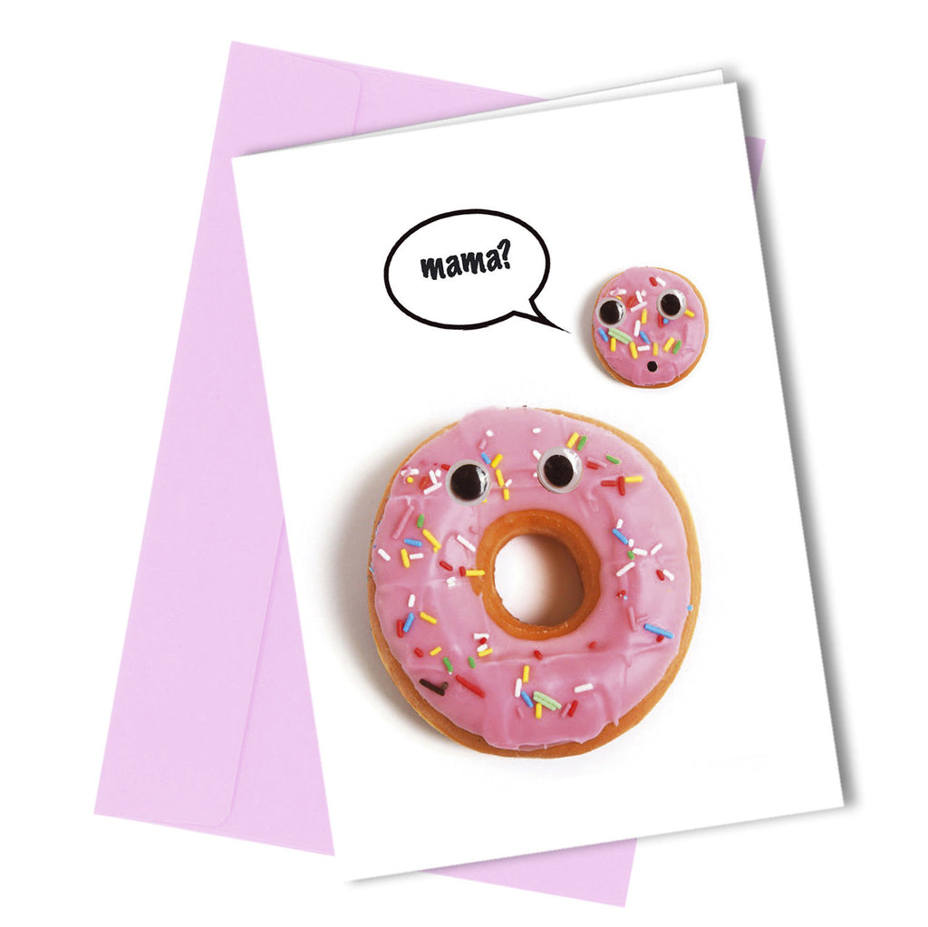 #95 The Lost Donut BIRTHDAY or MOTHERS DAY Card Funny Humour Rude Joke - Close to the Bone Greeting Cards