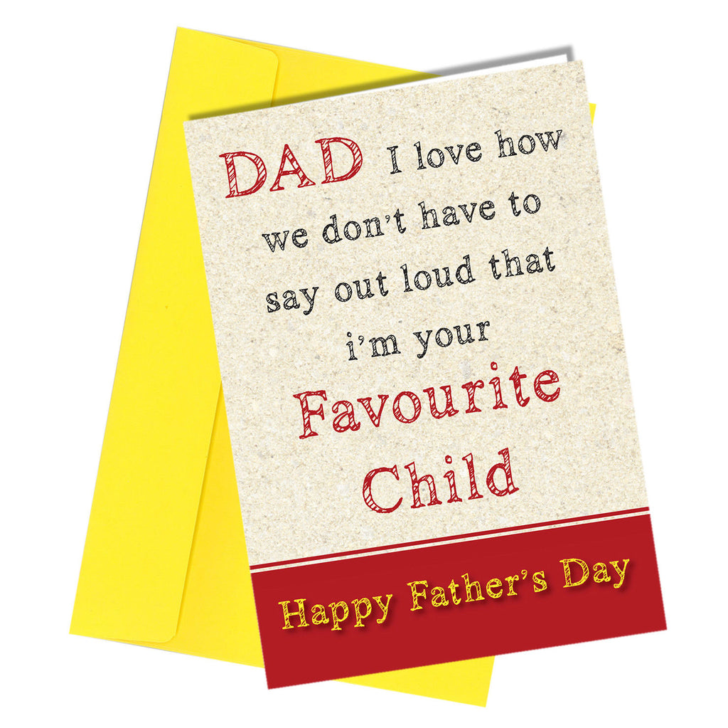 Greetings Card / Comedy / Rude / Funny / Humour / Father's Day / Dad Daddy #161 - Close to the Bone Greeting Cards