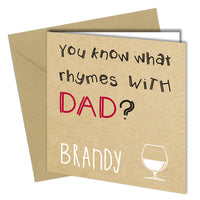 #556 Brandy - Close to the Bone Greeting Cards