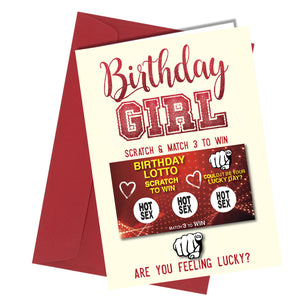 #178 Birthday Girl - Close to the Bone Greeting Cards