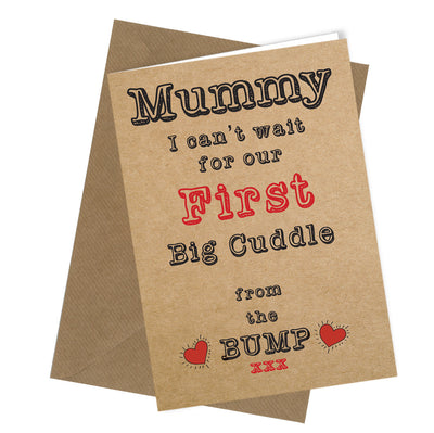 #120 First Big Cuddle - Close to the Bone Greeting Cards