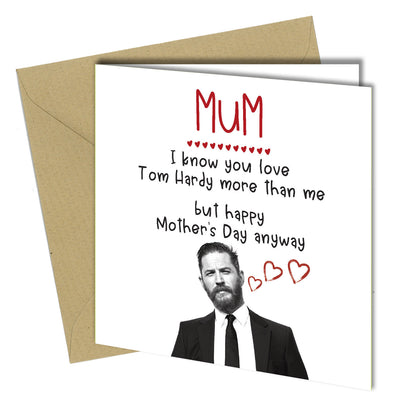 #475 Tom Hardy - Close to the Bone Greeting Cards