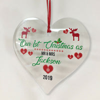 #647 First Mr And Mrs Christmas Decoration - Close to the Bone Greeting Cards