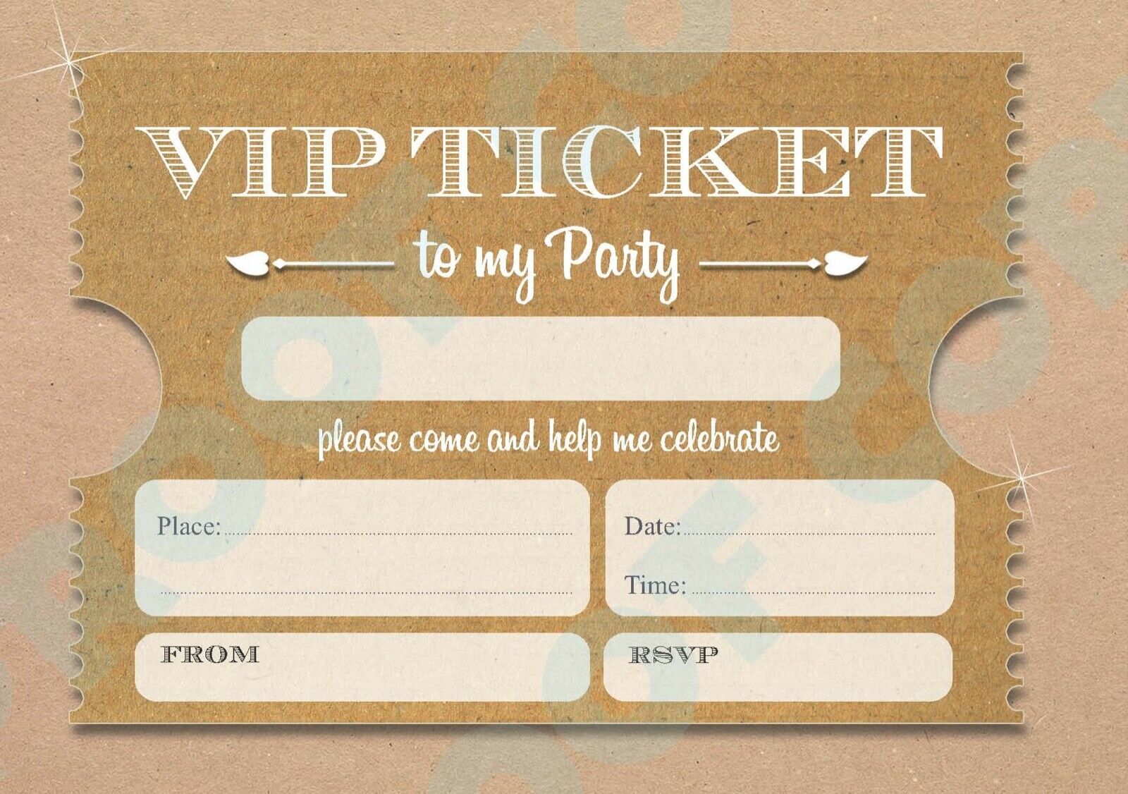 #73 VIP Ticket Invitations x10