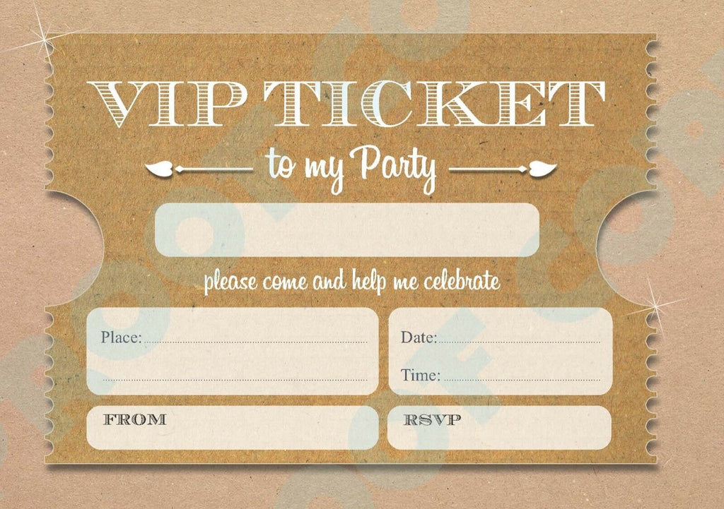 #73 VIP Ticket Invitations