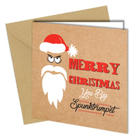 #787 CHRISTMAS CARD BEST FRIEND Friendship Funny Rude Joke Cheeky Greeting Card - Close to the Bone Greeting Cards