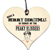 #794 CHRISTMAS Gift By Orders Peaky Blinders Plaque Sign Friendship Wood Heart - Close to the Bone Greeting Cards