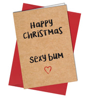 #846 Husband Wife Partner Anniversary Valentines Birthday Christmas Rude Card Sexy - Close to the Bone Greeting Cards
