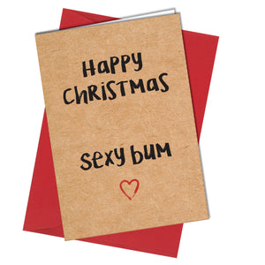 #846 Husband Wife Partner Anniversary Valentines Birthday Christmas Rude Card Sexy - Close to the Bone Greeting Cards