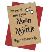 #876 Wife Partner Harry Potter Valentines / Valentine Card / Birthday / Love / Rude / Funny - Close to the Bone Greeting Cards