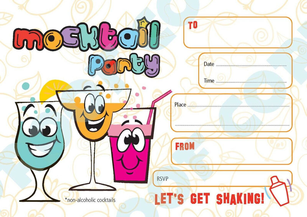 #89 Mocktail Party Invitations