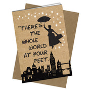 #892 VALENTINES CARD / BIRTHDAY CARD / FRIENDSHIP CARD Kids Children's Mary Poppins / Funny - Close to the Bone Greeting Cards