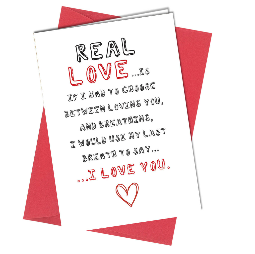 #913 Real Love | close-to-the-bone-greeting-cards