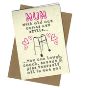 #929 MOTHERS DAY or BIRTHDAY CARD Mum Comedy Rude Funny Humour Banter Greeting - Close to the Bone Greeting Cards