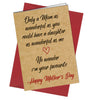 #949 MOTHERS DAY CARD Favourite Daughter Rude / Funny - Close to the Bone Greeting Cards
