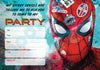 #99 Spiderman Invitations