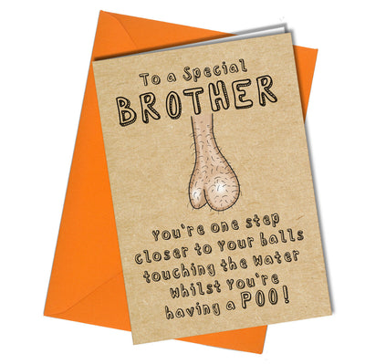 #1161 To A Special Brother - Close to the Bone Greeting Cards