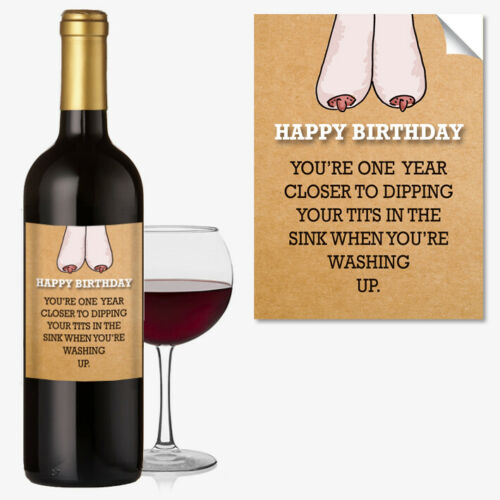 #1042 One Year Closer Bottle Label