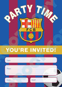 Barcelona Football Invitations