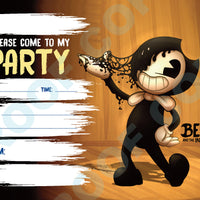 #105 Bendy And The Ink Machine Invitations