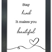 Stay Kind Motivational/Inspirational Wall Art 22. - Close to the Bone Greeting Cards
