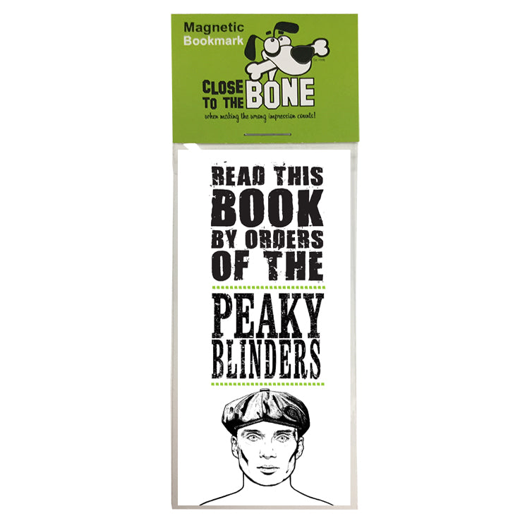 #792 MAGNETIC BOOKMARK Peaky Blinders funny present rude Any Occasion Gift - Close to the Bone Greeting Cards