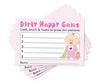 Dirty Nappy Baby Shower Game, 12 Players Girl, Boy, Blue, Pink Plus FREE GIFT - Close to the Bone Greeting Cards