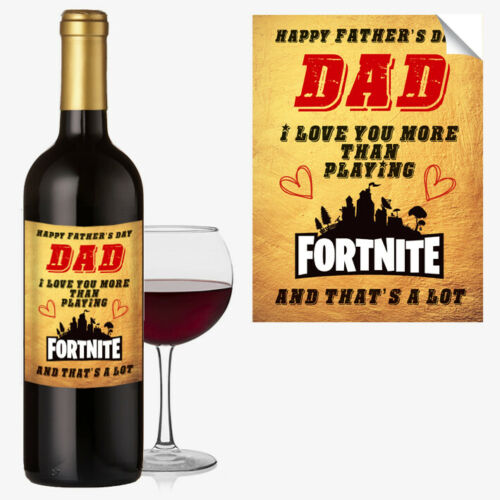 #1037 Fortnite Bottle Label