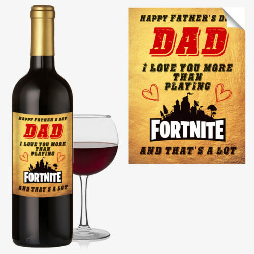 FATHERS DAY WINE BOTTLE LABEL OCCASION GIFT Funny Cool Best Idea For DAD #1037 - Close to the Bone Greeting Cards