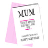 "Mum. There's nobody else quite like you. (Thank f**k for that!) Happy Birthday"