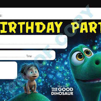The Good Dinosaur Invitations