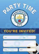 Manchester City Football Invitations