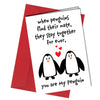 "When penguins find their mate, they stay together forever, you are my penguin."
