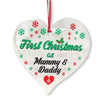 #648 First Christmas as Mummy And Daddy Decoration - Close to the Bone Greeting Cards