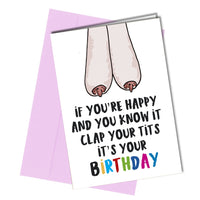 #1172 If You're Happy And You Know It - Close to the Bone Greeting Cards