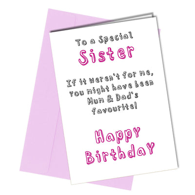 #1170 Sister If It Weren't For Me - Close to the Bone Greeting Cards