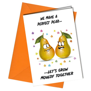 #1199 Perfect Pear - Close to the Bone Greeting Cards