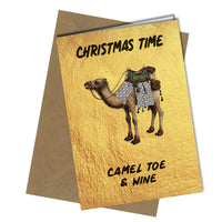 #1202 Camel Toe And Wine - Close to the Bone Greeting Cards