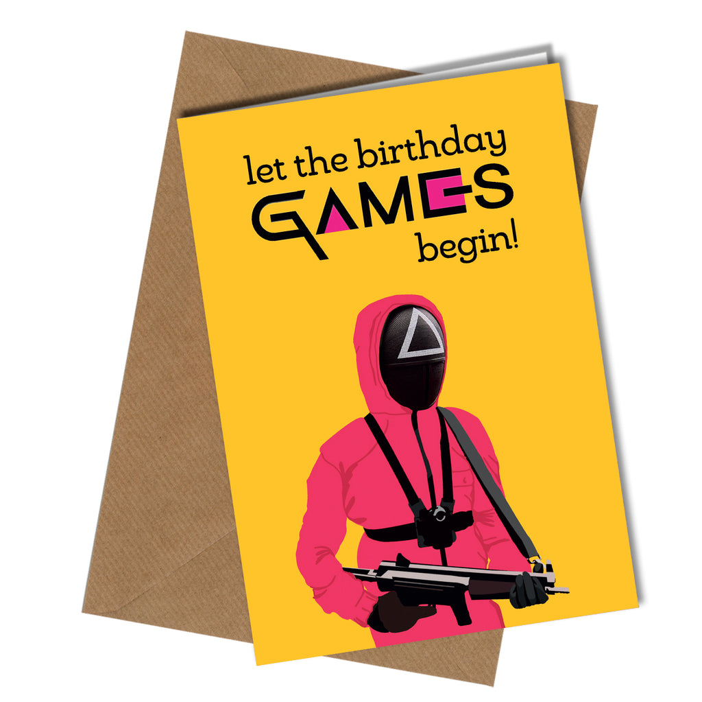 Squid Game Let The Games Begin Card