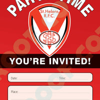 St Helens Rugby Invitations