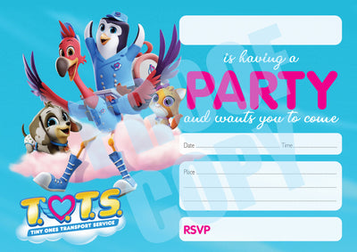 T.O.T.S Invitations