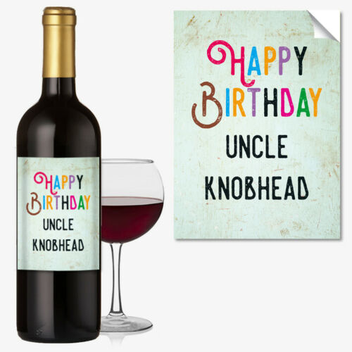 #1047 Uncle Knobhead Bottle Label