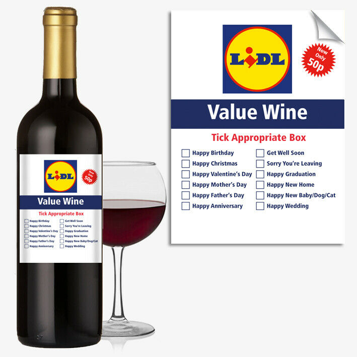 #1065 Lidl Bottle Label