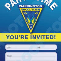 Warrington Wolves Rugby Invitations